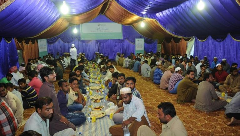 Iftar Tent during Ramadan